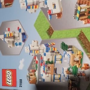 Lego Minecraft llama village